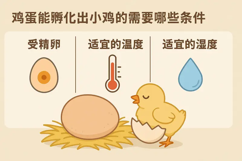 鸡蛋孵化小鸡的必要条件详解