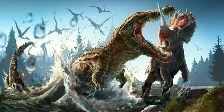 史上体型最夸张的“远古鳄霸”——恐鳄（Deinosuchus）